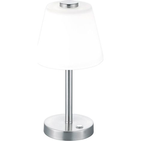 Lampada tavolo da Interno a LED in Metallo Nickel Opaco (1/2)