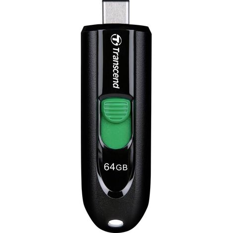 Transcend JetFlash 790C lecteur USB flash 64 Go USB Type-C 3.2 Gen 1 (3.1 Gen 1) Noir (1/4)