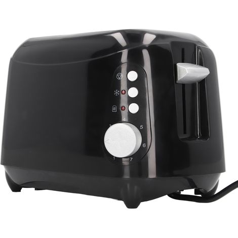Grille-pain domestique 2 tranches à fentes larges, grille-pain pour aliments légers, machine à petit-déjeuner, 900 W, 220 V (Royaume-Uni) (1/5)