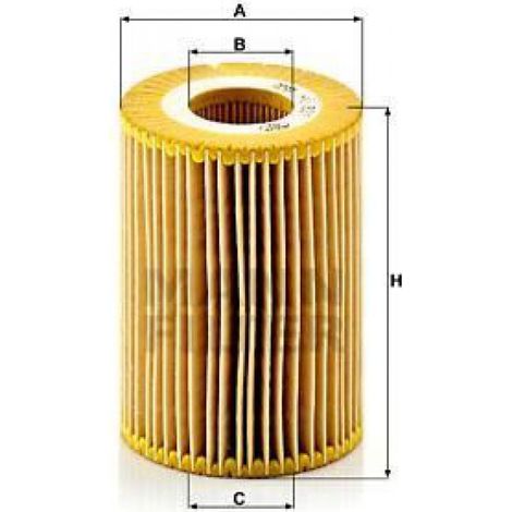 Filtre À Huile - HU821X - Pour Moteur Essence/Diesel - Compatible Avec Nombreux Véhicules - 1 Pièce