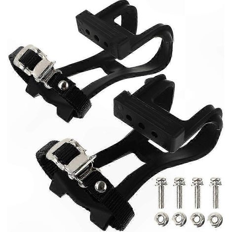 Verstellbare Zehenclips für Heimtrainer Pedalkäfige aus Kunststoff fürs Training Paar Pedalclips fürs Fahrradfahren Fürs Fitnessstudio (1/5)