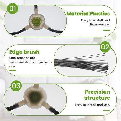Convient aux accessoires de robot de balayage M201 / T700 / M500 / 501 filtre à brosse latérale (1/5)