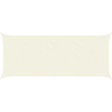 Voile d'ombrage beige, 6 x 2,5 mètres, tissu Oxford 100% polyester. (1/5)