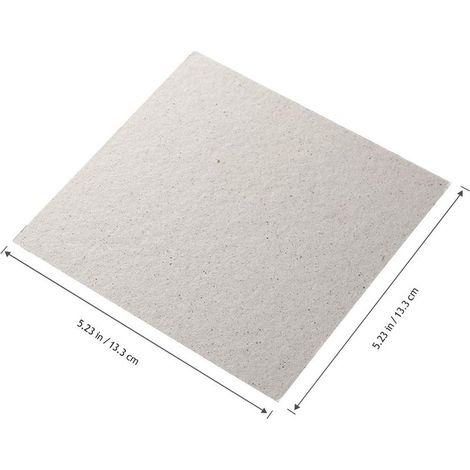 Plaque isolante de mica [8PCS] pour hautes températures, résistant aux microwaves, 13x13 cm - Réparation d'appareils électroménagers (1/5)