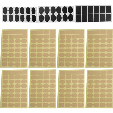 Lot de 292 étiquettes autocollantes pour marquer verres à vin, tasses, boîtes à thé, pots de fleurs et paniers. (1/5)