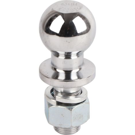 Sfera di aggancio per rimorchio con superficie liscia e lucida, struttura compatta e resistente alla ruggine, elevata resistenza con filettatura precisa da 50 mm/1,96 pollici. (1/3)