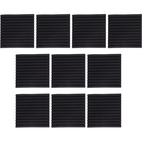 Soundproofing Foam Wall Panels, 10 Acoustic Panels, Soundproofing Wall Panels, Sound Damping Panels, 11.8 x 11.8 x 1 Inches, Studio Wedges (1/5)