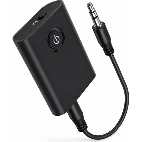 Émetteur Récepteur Bluetooth 5.3 B10S 2-en-1 avec Jack 3,5 mm pour TV, PC et Enceintes (1/5)