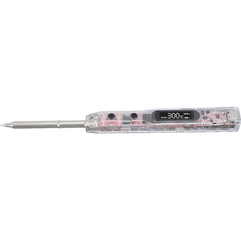 Fer à souder électrique avec panne de 2,3 cm (0,91 po), affichage OLED, température constante, alimentation CC 12-25 V. (1/5)