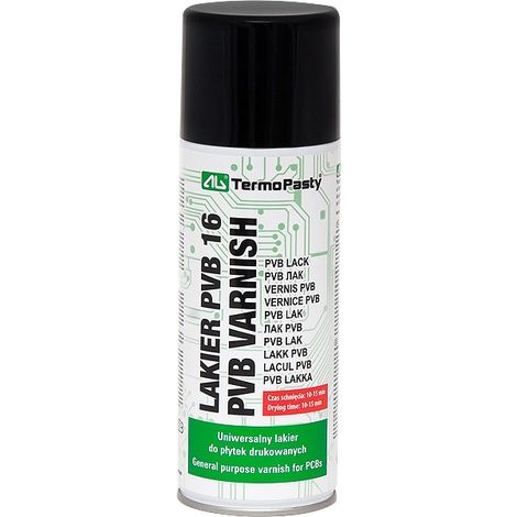 Vernis PVB 16 400 ml protège les circuits imprimés contre la corrosion