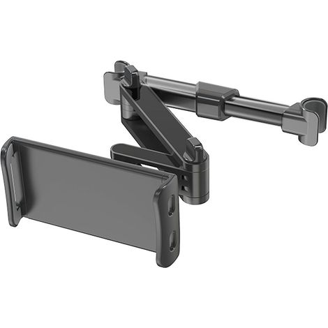 Tablet-Halterung für die Kopfstütze im Auto, faltbare Halterung für Smartphones und Tablets von 5 bis 11 Zoll.