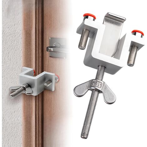 Candado de seguridad portátil para el hogar, candado de viaje para puertas, candado antirrobo para el hogar