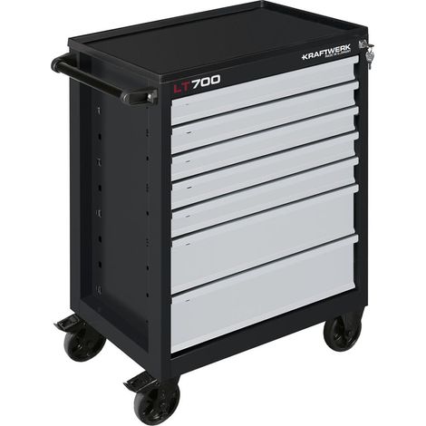 Kraftwerk – Servante d'atelier roulante 7 tiroirs – Dimensions 720x420x1000 mm – Charge max 260 kg – Tiroirs 600x400 mm avec roulement à billes (1/3)