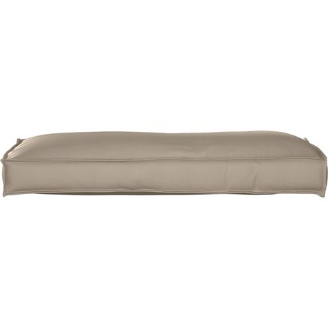 Coussin d'extérieur,Coussin pour dossier de palette Taupe 120 x 40 x 12 cm CFW383702 (1/5)