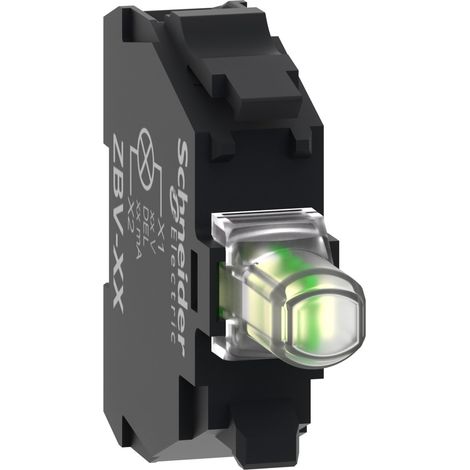Bloque luminoso SCHNEIDER ø22, LED integrado 300 VA a 230 V, alta protección IP20 (1/5)