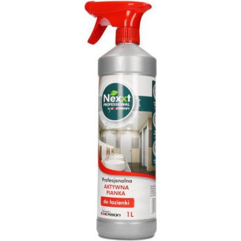 Mousse Nettoyante Salle De Bain - 1 L - Pour Nettoyage Profond Des Surfaces Humides - Parfum Citron - Sans Trace