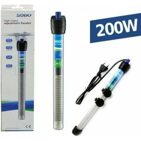 TERMOSTATO ACQUARIO RISCALDATORE TERMORISCALDATORE REGOLA TEMPERATURA 200W