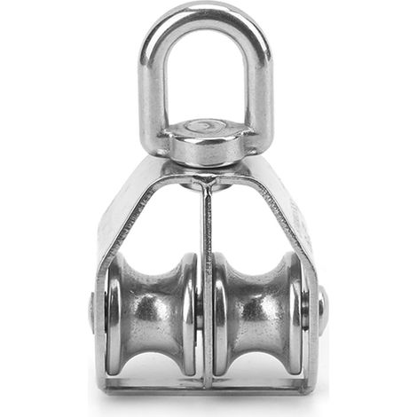 Poulie marine levage double rouleau rotatif chargement acier inoxydable 316 pour navires (1/5)