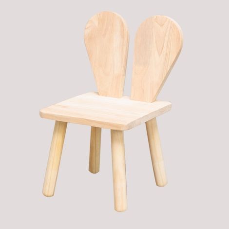 Pack de 2 sillas en madera de pino Buny Kids SKLUM              (1/5)