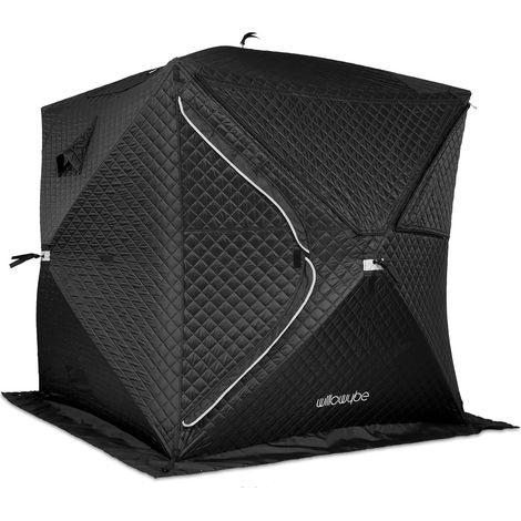 Tente de Sauna extérieur - pour 4 Personnes, Tous Temps, isolé, Vue panoramique, Installation Facile