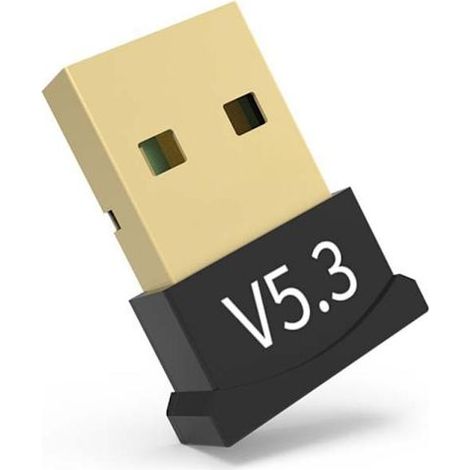 Adaptateur audio stéréo sans fil USB Bluetooth 5.3 pour PC, récepteur dongle R2A9 (1/5)