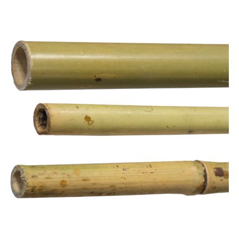 25 PZ CANNE CANNA DI BAMBOO PALI PALETTI TUTORE H.210 CM SPESSORE Ø 26/28 (1/2)