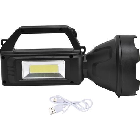 Projecteur LED ultra-lumineux avec 4 modes d'éclairage, rechargeable par USB, étanche, pour le camping en plein air (1/4)