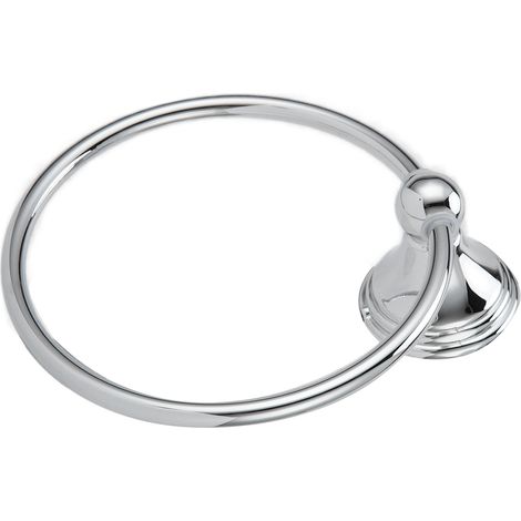 Handtuchring aus Edelstahl, Wandhandtuchhalter, Badezimmer-Handtuchablage (893 verchromt) (1/5)