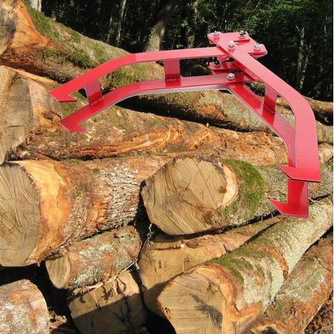 Griffe à bois ou pince pour soulever tronc et grumes facilement (1/5)