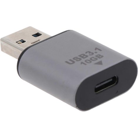 USB-C-Buchse auf USB-3.0-Stecker-Adapter für Laptop-Ladekabel und Datenadapter (1/5)