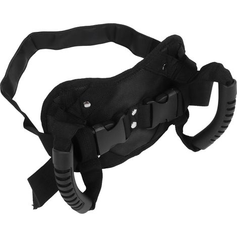 Ceinture de sécurité noire pour moto tout-terrain, barre de maintien arrière pour vélo électrique (1/5)