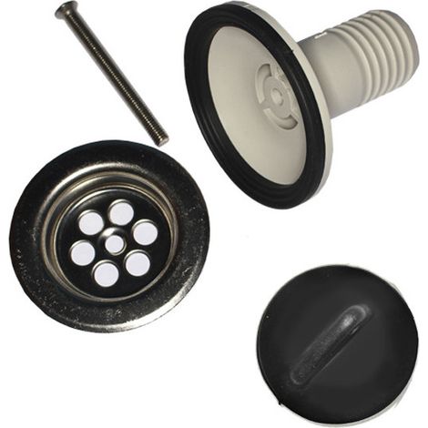 EDM – Bonde évier Ø30mm en plastique – Drainage efficace – Compatible éviers standards – Installation rapide et entretien facile (1/2)