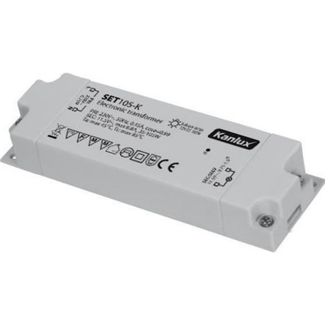 Transformateur Électronique - 105 W - 220 VAC Vers 12 VDC - Pour Lampes Halogènes - Intérieur - 1 Pièce (1/4)
