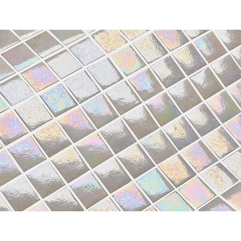 Mosaïque pâte de verre URBAN CHIC Carré 3.8x3.8cm Brillant - Boîte de 1.54 m2