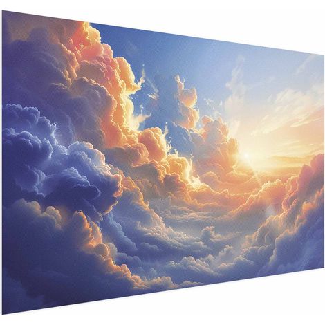 Manifesto - Tramonto su un mare nuvoloso: una meravigliosa sinfonia di colori (1/4)