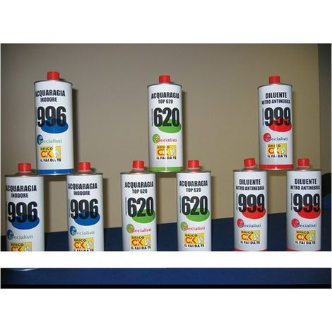 ACQUARAGIA INODORE TOP 620 BARATTOLO DA 1 LITRO SET 5 PEZZI - FIDEA (1/2)