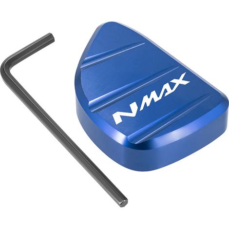 (NMAX-BU) Accessoires moto compatibles avec YAMAHA NMAX155 NMAX125 N-MAX NMAX 155 125 : extension de béquille latérale, plaque de béquille, maxpower (1/4)