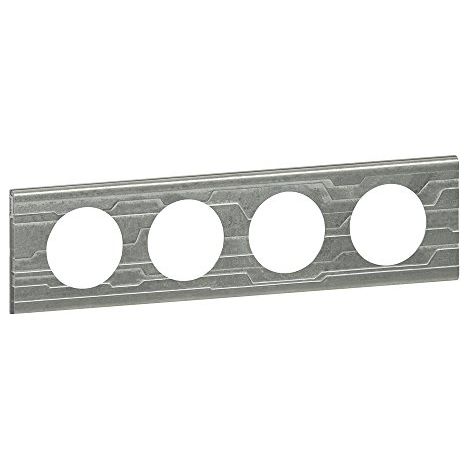 LEGRAND CÉLIANE PLAQUE MATIÈRES QUADRUPLE FURTIF - 069044