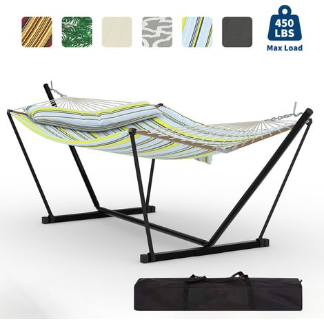 Hamac double avec support stable (1/5)