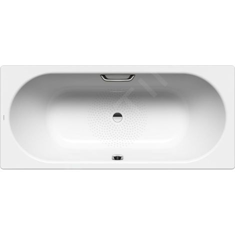 Kaldewei Ambiente - Baignoire rectangulaire Classic Duo 110, 1800x800 mm, avec trous pour les poignées, antidérapante, blanche (1/4)