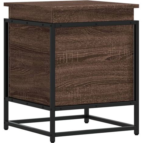 Maison Exclusive - Contenitore con Coperchio Rovere Marrone 40x40x51,5 Truciolato