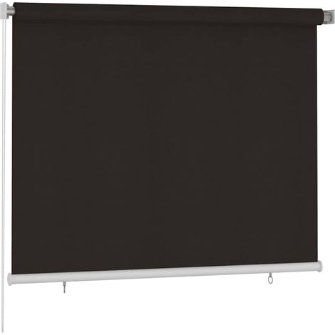 Maison Exclusive - Tenda a Rullo per Esterni 185(L)x140(A) cm Marrone HDPE (1/5)