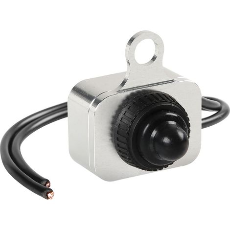 On & Off, interruttore impermeabile, 12V - Alluminio (1/2)
