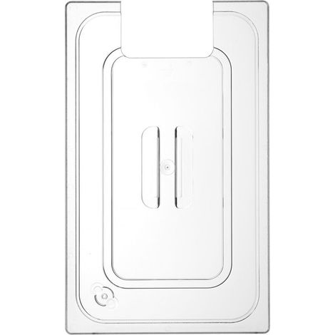 Coperchio in policarbonato con ritaglio per Sous-Vide per contenitori GN 1/2 - Hendi 864234 (1/5)