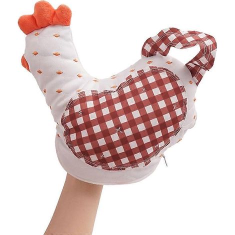 gant de cuisson résistant à la chaleur, anti-brûlure, pour four à micro-ondes et barbecue, antidérapant ( ) (1/5)