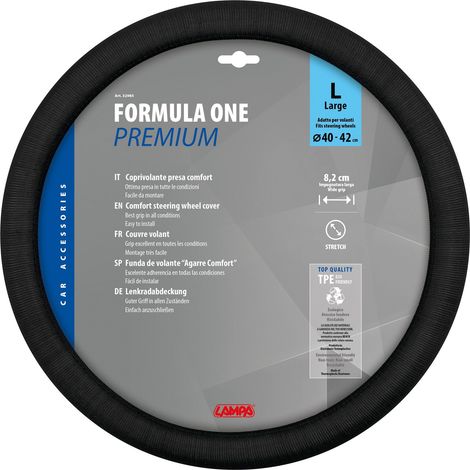 Formula One, coprivolante in poliestere - L - Ø 40/42 cm