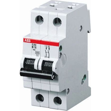 Disjoncteur S200 2P C 16 6kA - ABB2CDS252001R0164