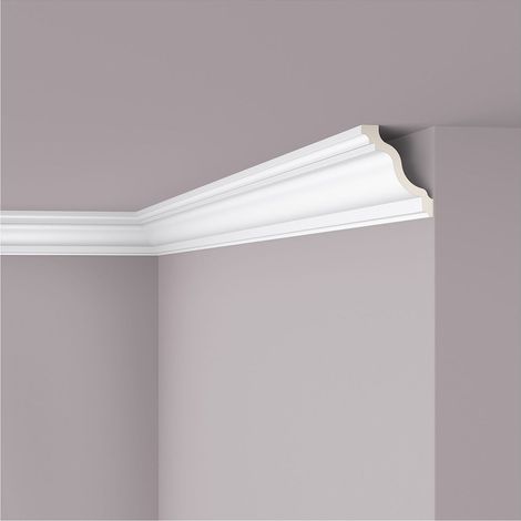 Cornisa NMC Z22 ARSTYL Noel Marquet Moldura decorativa Perfil de estuco diseño atemporal clásico blanco 2 m (1/5)