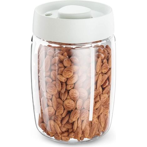 SABIR Boîtes de Mise sous Vide , Boite Alimentaire Hermétique sans BPA，Verre Alimentaire Conteneurs 1250ml, Garder Les Aliments Frais (1/5)