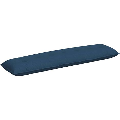 Coussin de Dos Bleu 200 x 50 x 19 cm tissu vidaXL (1/5)